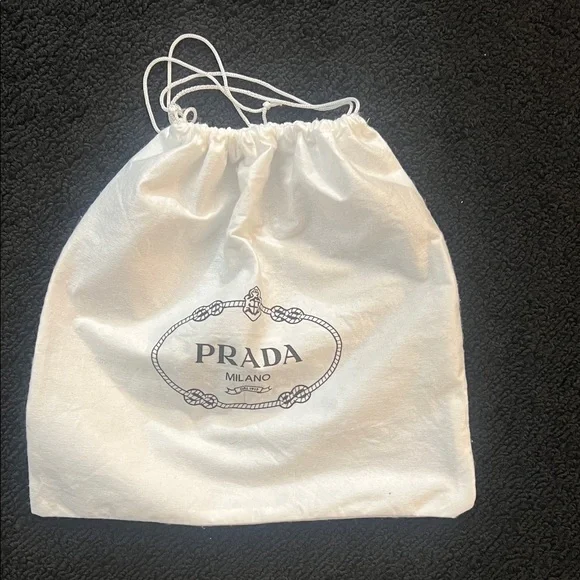 Prada Cream Drawstring Bag - Picture 4 of 5